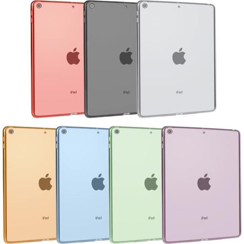 Rainbow Colors Case IPad Case 7 8 10.2 9.7 2020 5 6 Air 10.9 2 3 4 TPU Silicon Transparent Cover for IPad Pro 11 12.9 Mini 2345