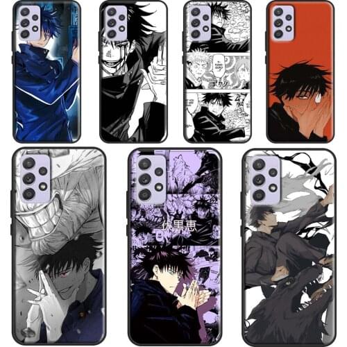 Jujutsu Kaisen Fushiguro Megumi Phone Case For Samsung Galaxy A52 A32 A42 A72 A12 A21S A20e A40 A50 A70 A31 A51 A71 A02S