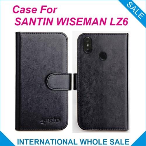 SANTIN WISEMAN LZ6 Case 6 Colors Flip Slots Leather Wallet Cases For SANTIN WISEMAN LZ6 Cover Slots Phone Bag Credit Card