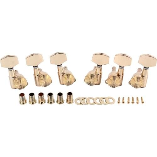 6pcs Guitar String Tuning Pegs 3R3L Key Tuners For Guitar Schaller Style
