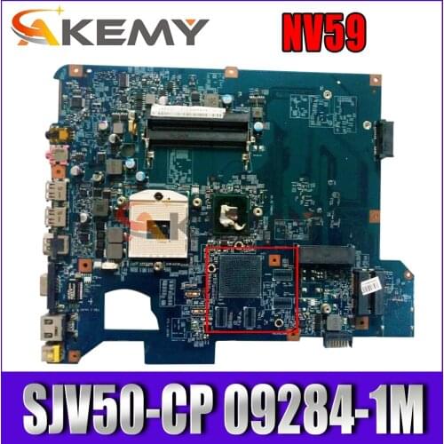 Akemy Original MBWHE01001 For Acer Gateway NV59 Laptop Motherboard SJV50-CP 09284-1M 48.4GH01.01M Mainboard