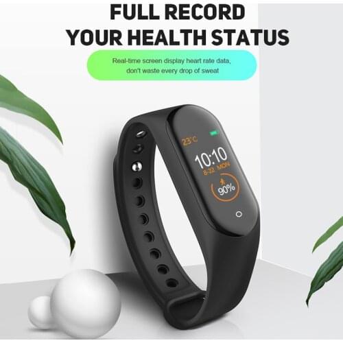 Men Women Smart Bracelet Blood Pressure Heart Rate Sports Sleep Monitoring Watch NK-Shopping