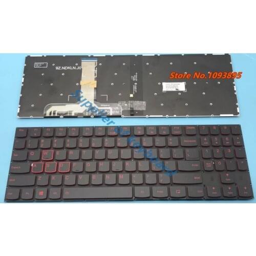 NEW English Keyboard For Lenovo Legion Y540-15IRH Y540-17IRH English Keyboard Red Backlit