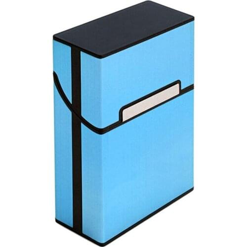 New Cigarette Cigar Pocket Container Storage Pack Light Aluminum Case Box Holder