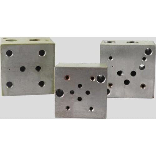 Hydraulic valve base plate for DN10 4WE10 DSG03 valve block