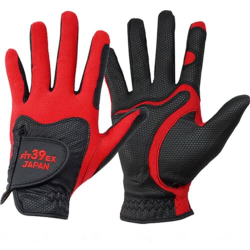 New Men Golf Gloves Monochrome A Pair One Color 5 Color Non-Slip Gloves Sport Gloves and Accessorie Free Shipping