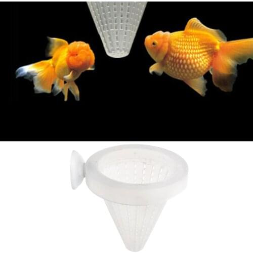 1Pc Plastic Tapered Aquarium Red Worm Feeding Feeder Funnel Cup Fish Food Tool