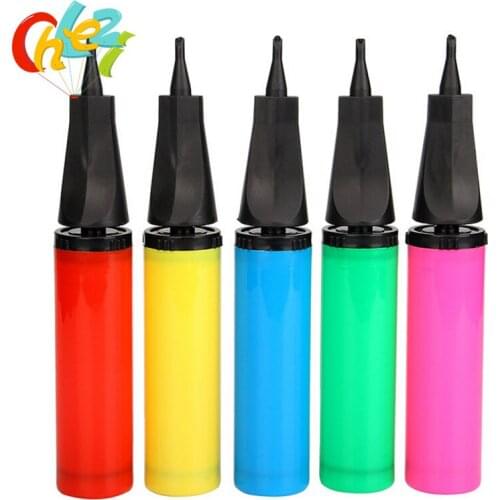 Hand balloon Air pump Plastic Manual Inflating Pump Latex Foil balloon accessories Birthday Party Festival Celebration Tools