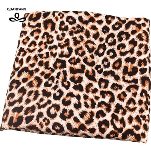 Leopard print Serie，Cotton Poplin Fabric For Sewing Patchwork Cloth Doll Sheet Skirt Dress Arab scarf cloth Material Half Meter