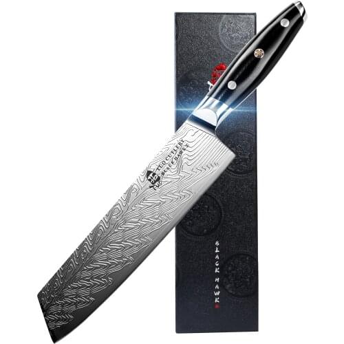TUO Kiritsuke Chef Knife - Vegetable Cleaver Kitchen Knife 8-inch High Carbon Stainless Steel - Japanese Knives with G10 handle