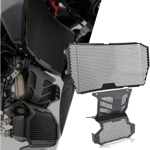 For Ducati Hypermotard 939 950 SP Hyperstrada 939 Engine Guard Protector Motorcycle Radiator Guard Grille Cover Cooler Protector