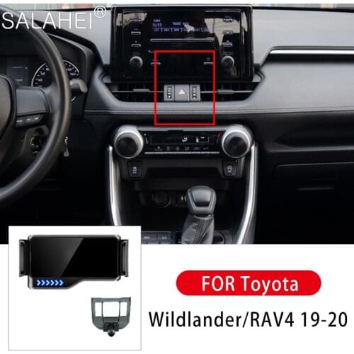 1pc Car Phone Auto Support Holder Air Vent Stand Mobile Phone High Quality Car Bracket For Toyota Wildlander/RAV4 19-20