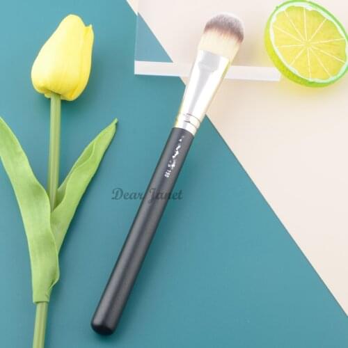 1pc Tongue shape Foundation makeup brushes Flat Liquid foundation Mask mud cream make up brush cosmetic tool professional M190