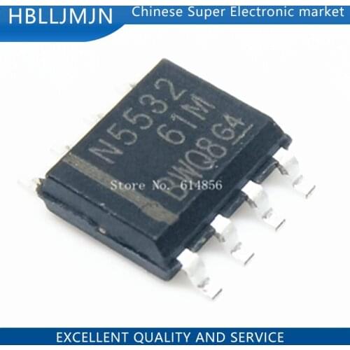 10PCS NE5532DR SOP-8 NE5532D NE5532 N5532
