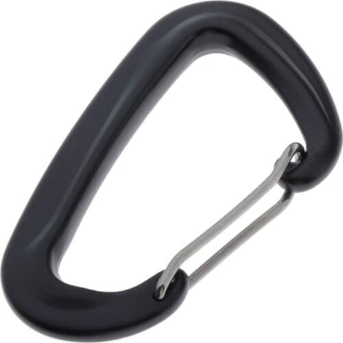 12KN/5KN 7075 Aluminum Carabiner D-Ring Light Hooks Clip for Traveling