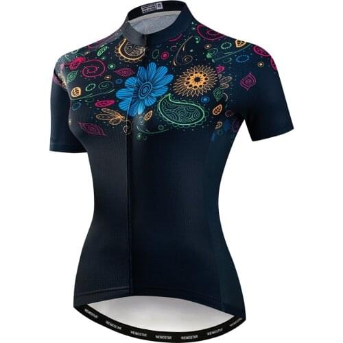2019 Womens Cycling Jersey Bike Jersey women Short Sleeve Bicycle Clothing Mtb Bike Team Quick Dry Cycling mtb Shirt Tops