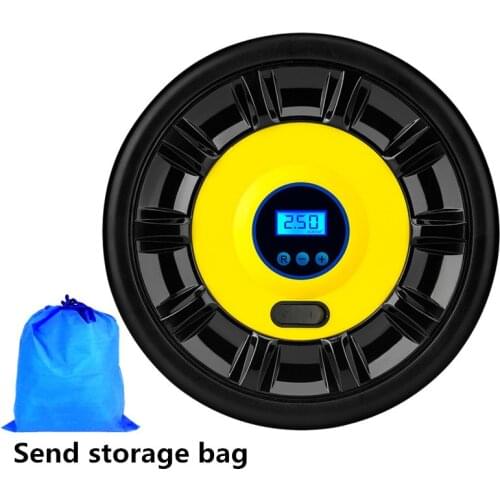 12V Car Digital Display Tire Inflator Electric Portable Air Compressor Pump LED Lighting Repair Tool Compresseur Pompka Rowerowa