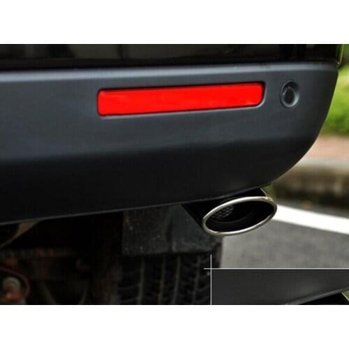 Car styling car styling For Land Rover LR4 Discovery 4 2010 - 2015 Stainless Steel Tailpipes Exhaust Muffler Tip 2pcs/set