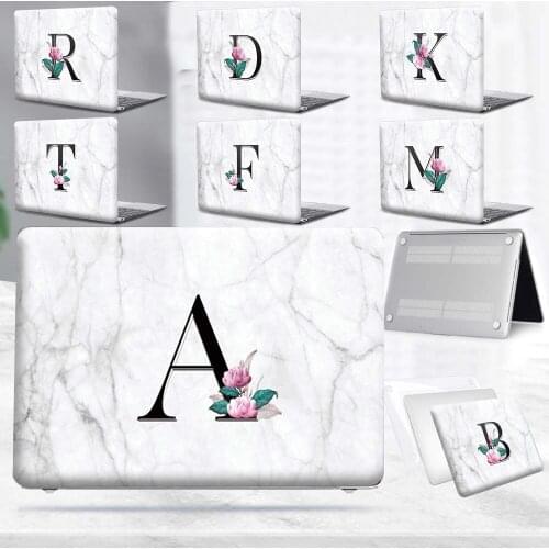 For Apple Macbook Air 13" A2337 M1 2020 A2179 Touch ID A1932/Air 11" A1370 A1465 Initial Name Laptop Case Hard Shell Case Cover