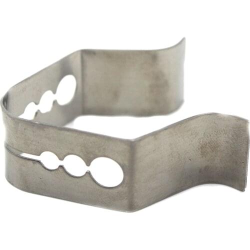 Food temperature sensor, fixed clip, SUS304 stainless steel bullet, suitable for a variety of pipe diameters