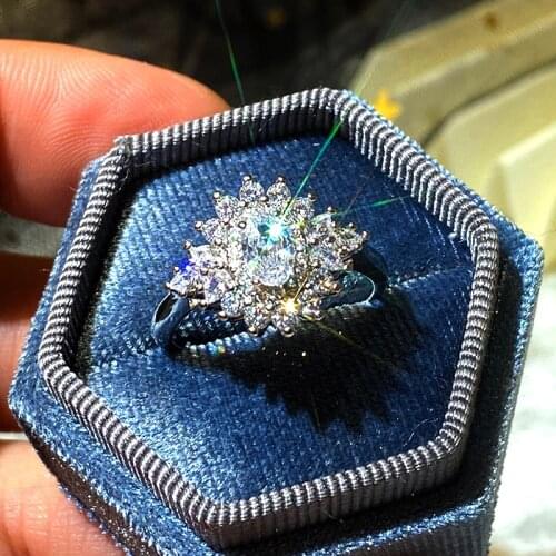 Huitan Newly-designed Women Wedding Jewelry Finger-rings AAA Cubic Zirconia Brilliant Female Accessories Party Surprise Gift Hot