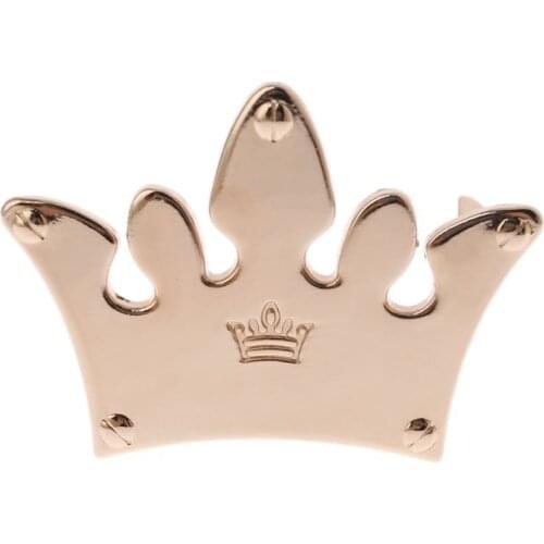 Crown Metal Bag Decoration for DIY Craft Handbag Shoulder Bags Hardware Accessories