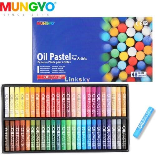MUNGYO MOP-48,Oil pastel For Artists (48 Colors),Easy to draw with a very smooth touch,very popular with students,Art supplies