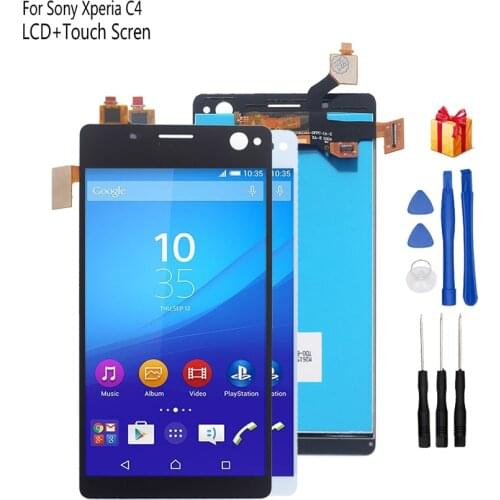 Original For Sony Xperia C4 LCD Display Digitizer Assembly For Sony Xperia C4 E5303 E5306 E5333 Display Screen LCD Phone Parts