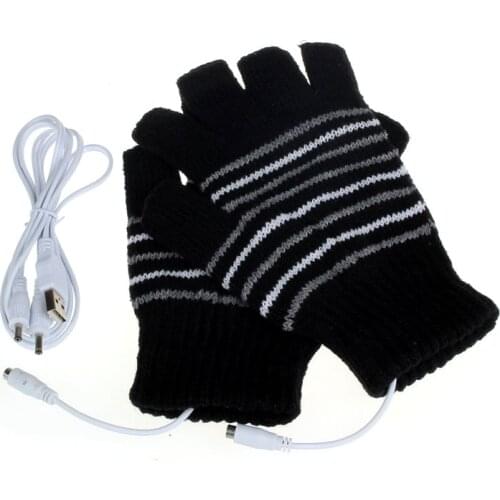 Electric Heating Glove Usb Heated Gloves Winter Thermal Hand Warmer Battery Powered Thermal Waterproof For Motorcycle Ski Mitten