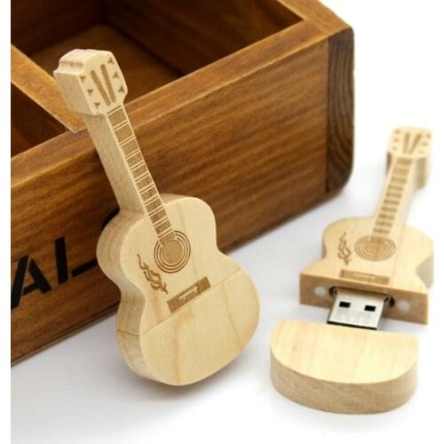 Gift Creative USB 3.0 Wooden Bamboo USB Flash Drive 1TB 2TB Memory Stick Pendrive 16GB 32GB 64GB Pen Drive 128GB Gifts Pendrives