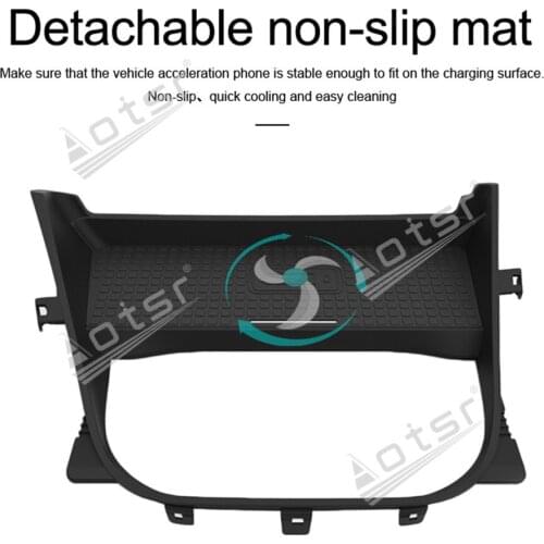 QI car Infrared Fast wireless charger For BMW x3/x4 2014-2017 Infrared Wireless Charging Car Phone Holder for iphone/Samsung