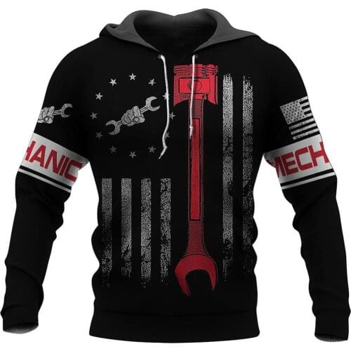 I am a Mechanic 3D All Over Printed Shirts Fashion Autumn Sweatshirt Men Women Casual Harajuku Hoodies Z020