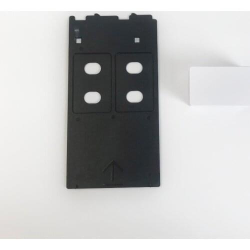 Inkjet Printing Stater Kit-100pcs blank Inkjet PVC Card + 1pc ID Card Tray for Canon G type IP4600 Canon IP4680 etc printers