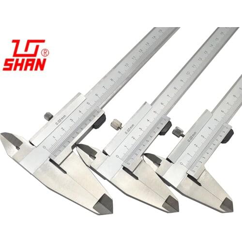 Vernier caliper 0.02mm 0-150 0-200 0-300mm high precision stainless steel vernier calipers digital caliper measuring tool