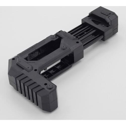 Shoulder Foldable Tail Stock Buttstock Toy Gun Accessories For Nerf N-strike Elite Series DIY Toys - Black
