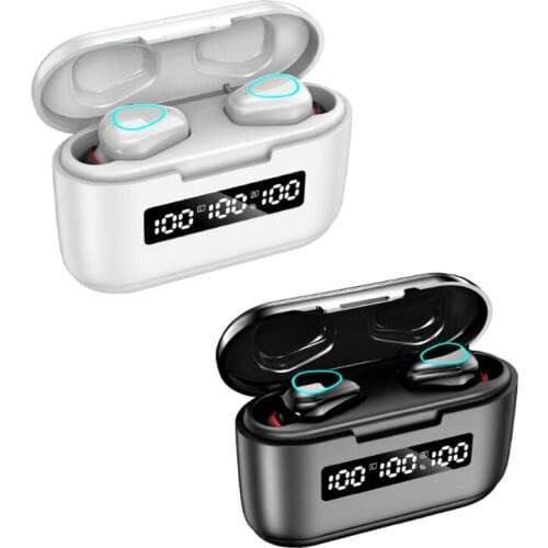 Phone TWS True Wireless Earbuds Headphones with Microphone Noise Cancelling