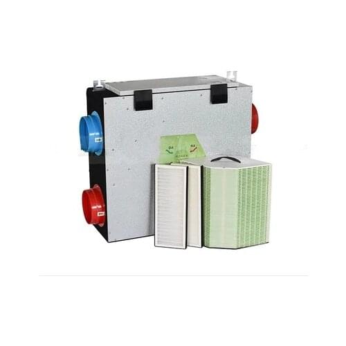 Full heat exchange fan Fresh air system fan Full heat exchanger system HVAC air conditioning fan 100mm 150mm 220V