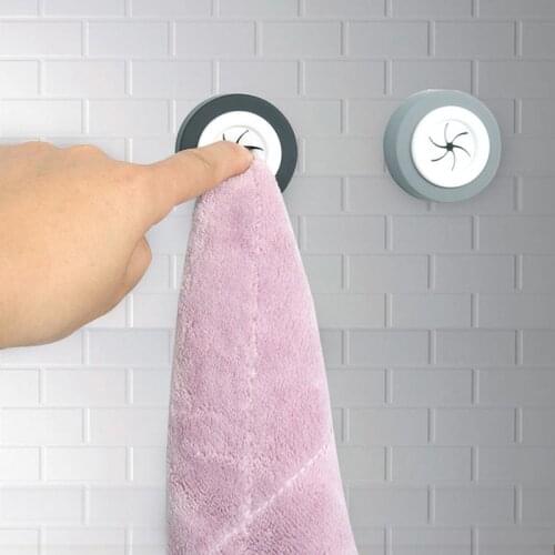 1pcs Fast cloth hanger wall hook Self-adhesive hole plug cleaning dishcloth Storage Organize rack kitchen bathroom accessories