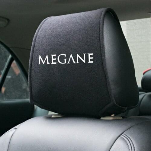 1pcs car headrest cover auto fit for Renault megane Car Seat Cover