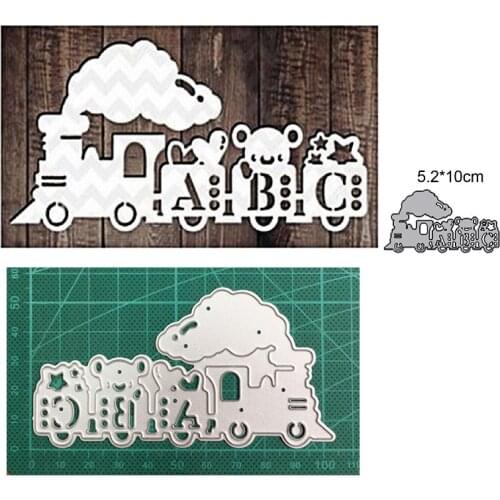 2021 New Metal Cutting Dies Cut Mold Train Car Decoration Scrapbooking dies Paper Craft Knife Mould Blade Punch Stencils dies