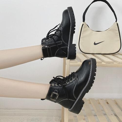 2021 New Fashion Winter Women Boots Warmth Platform Ankle Boots Ankle Women Casual Booties Round Toe Womens Shoes Botas Mujer
