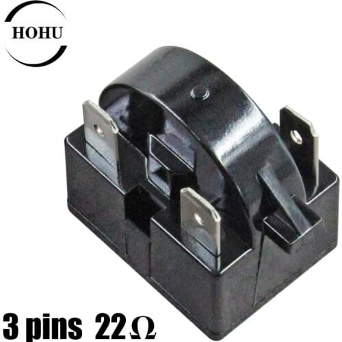 3PIN 22 Ohm Refrigerator Compressor PTC Starter Relay Parts for Refrigerator Parts