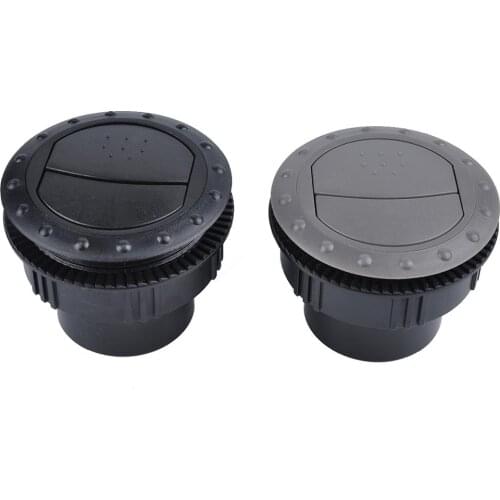 60mm Car RV ATV A/C Vent Air Outlet Rotating Air Conditioning Ventilation Outlet Interior Round Ceiling