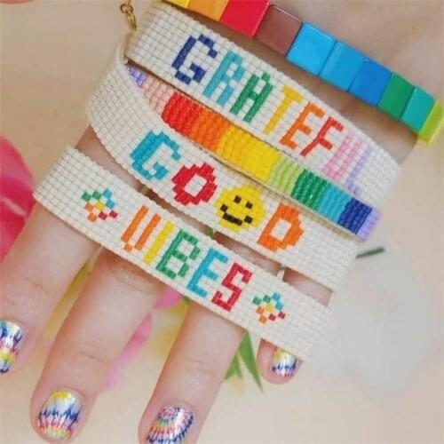 ZHONGVI Boho Bracelet For Women Fashion Miyuki Bracelets Jewelry Handmade Friendship Jewellery Rainbow Pulseras 2021 Girl Gifts