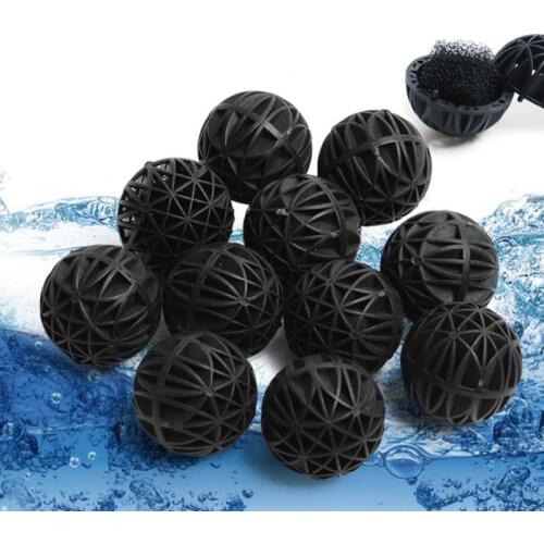 10/20/50Pc Aquarium Filter Media Bio Balls Portable Wet Dry Cotton For Air Pump Canister Clear Water Biological Ball Accessories