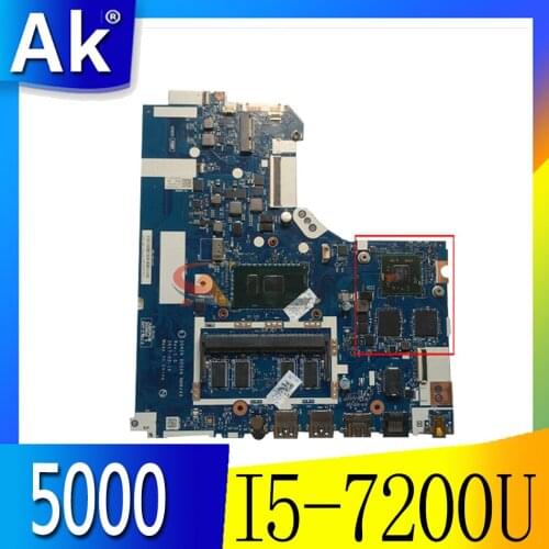 Akemy DAG42A DAG52 NMB244 For Lenovo Xiaoxinchao 5000 Notebook Motherboard CPU I5 7200U 4G RAM DDR4 100% Test Work