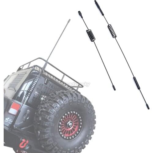 1PCS 197mm / 290MM Metal Decorative Antenna for 1/10 1:10 RC Crawler Axial SCX10 90046 Traxxas TRX-4 D90 Tamiya RC Car