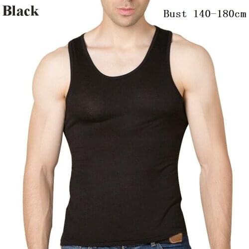 6XL 7XL Large Size Modal Mens Undershirt Solid Seamless Man Sleeveless Comfortable Casual Plus Size 5XL Male Thin Undershirt