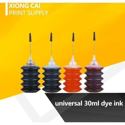Universal 30ml dye ink Refill Ink kit For HP compatible for Canon for Brother for Epson bulk ink Cartridge