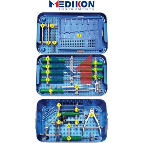 New German Anterior Cervical Plate System Instruments Set spine surgery lumber screw orthopedic cervical retractor bone scissors